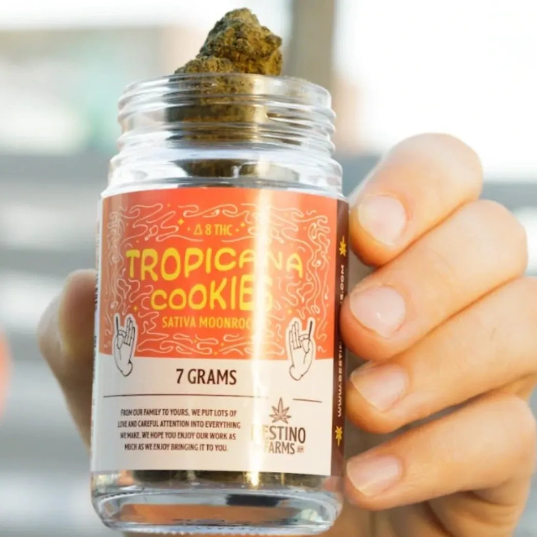 Tropicana Cookies Delta-8 THC Moonrocks Destino Farms 7 Gram